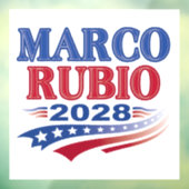 Autocollant Pour Fenêtre Marco Rubio 2028 (3st) (Feuille 3)