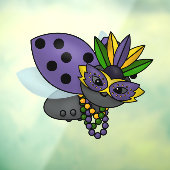 Autocollant Pour Fenêtre Mardi Gras Ladybug (Feuille 3)