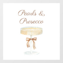 Mariage Perles et Prosecco amour 