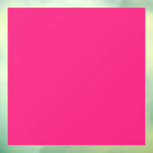 Autocollant Pour Fenêtre Mariage Rose Chaude | Invitation couleur unie auda (Feuille 3)