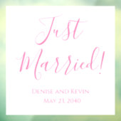 Autocollant Pour Fenêtre Mariés Wedding (Feuille 3)