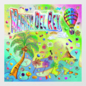 Autocollant Pour Fenêtre Marina Del Rey Éternel Melody Window Cling (Feuille)