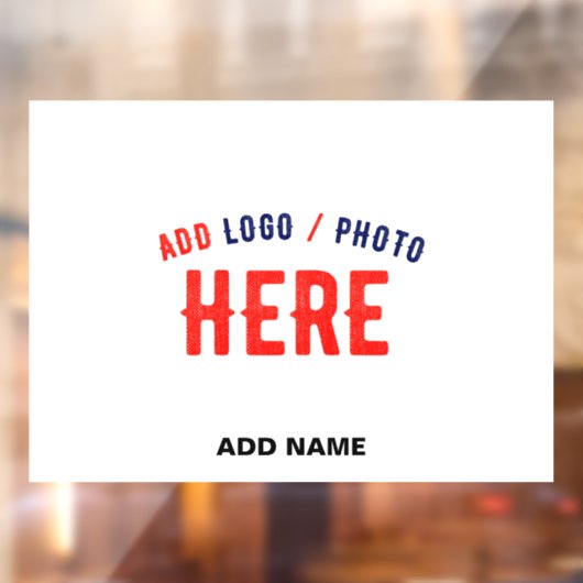 AUTOCOLLANT POUR FENÊTRE MARQUE BLANCHE MODERNE ET PERSONNALISABLE VÉRIFIÉE (Feuille 2)