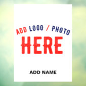 AUTOCOLLANT POUR FENÊTRE MARQUE BLANCHE VERIFIEE MODERNE PERSONNALISABLE DE (Feuille 3)