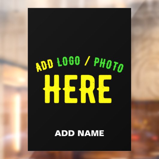 AUTOCOLLANT POUR FENÊTRE MARQUE VERIFIEE NOIRE PERSONNALISABLE MODERNE ET C (Feuille 2)