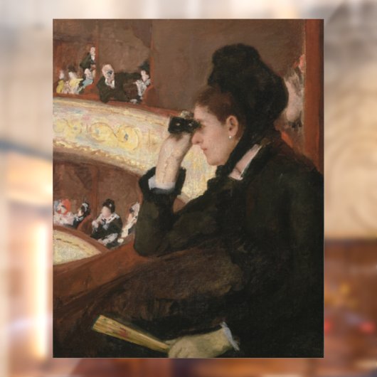 Autocollant Pour Fenêtre Mary Cassatt - Dans le loge (Feuille 2)