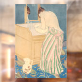 Autocollant Pour Fenêtre Mary Cassatt - Femme Baignade (Feuille 2)