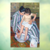 Autocollant Pour Fenêtre Mary Cassatt - Le bain de l'enfant / Le bain (Feuille 3)