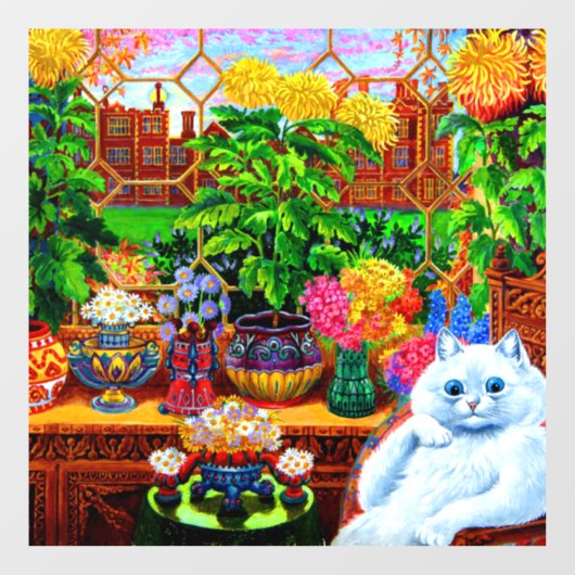 Autocollant Pour Fenêtre Master du Collège Cat (Feuille)