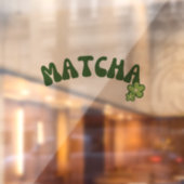 Autocollant Pour Fenêtre Matcha boba thé vert, matcha (Feuille 2)
