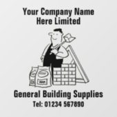 Autocollant Pour Fenêtre Matériaux de construction ou fournitures de constr (Feuille)