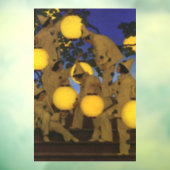 Autocollant Pour Fenêtre Maxfield Parrish The Lantern Bearers 1908 Vintage (Feuille 3)