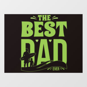 Autocollant Pour Fenêtre Meilleur Papa du Monde