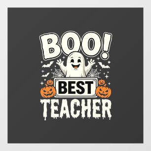 Autocollant Pour Fenêtre Meilleur professeur de fantôme de Halloween Design