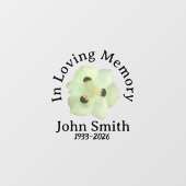 Autocollant Pour Fenêtre Memorial sticker for car window (Feuille)