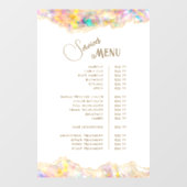 Autocollant Pour Fenêtre Menu des services de conception Opal (Feuille)