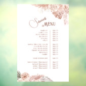 Autocollant Pour Fenêtre Menu des services de fleurs Boho (Feuille 3)