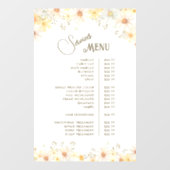 Autocollant Pour Fenêtre Menu des services de pâquerettes (Feuille)