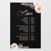 Autocollant Pour Fenêtre Menu des services de roses tropicales (Feuille)