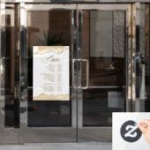 Autocollant Pour Fenêtre Menu Services Agate Délicate Pêche (Porte de bureau)