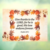 Autocollant Pour Fenêtre Merci (Feuille 3)