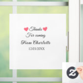 Autocollant Pour Fenêtre merci de venir ajouter un message texte (Maison)