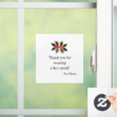 Autocollant Pour Fenêtre Merci pour port de masque facial (Maison)