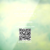 Autocollant Pour Fenêtre Merci Rendez-vous d'affaires local uniquement Bien