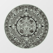 Autocollant Pour Fenêtre Mexicaine Aztec Sun Stone Maya Calendrier 1 (Feuille)