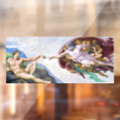 Autocollant Pour Fenêtre Michelangelo - Création d'Adam Isolé (Feuille 2)
