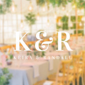 Autocollant Pour Fenêtre Mini-plaque d'identification simple et blanche