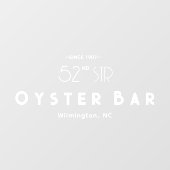 Autocollant Pour Fenêtre Minimalistic Deco Style | White (Feuille)