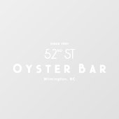 Autocollant Pour Fenêtre Minimalistic Deco Style | White (Feuille)