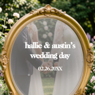 Autocollant Pour Fenêtre Mirror Decal - DIY Wedding Decoration