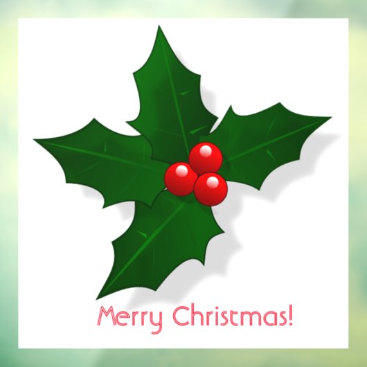 Autocollant Pour Fenêtre Mistletoe de Noël (Feuille 3)