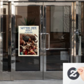 Autocollant Pour Fenêtre Modèle d'art GORGEANT / Femme dansante (Porte de bureau)