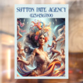 Autocollant Pour Fenêtre Modèle d'art GORGEANT / Femme dansante (Feuille 2)