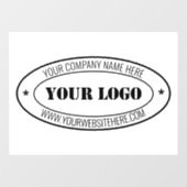 Autocollant Pour Fenêtre Modèle d'autocollant pour vitrine promotionnel de  (Feuille)