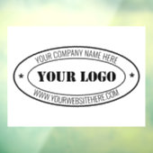 Autocollant Pour Fenêtre Modèle d'autocollant pour vitrine promotionnel de  (Feuille 3)