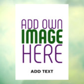 AUTOCOLLANT POUR FENÊTRE MODÈLE DE TEXTE D'IMAGE BLANCHE SIMPLE MODERNE (Feuille 3)