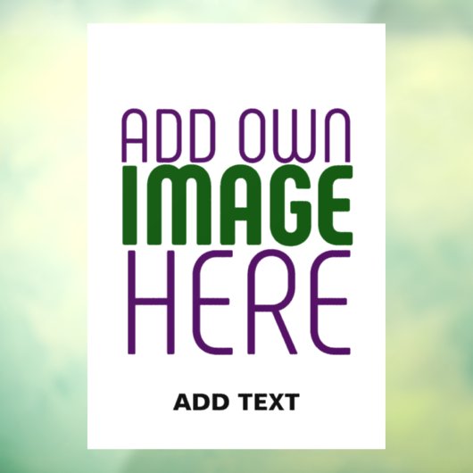 AUTOCOLLANT POUR FENÊTRE MODÈLE DE TEXTE D'IMAGE BLANCHE SIMPLE MODERNE (Feuille 3)