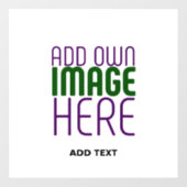 AUTOCOLLANT POUR FENÊTRE MODÈLE DE TEXTE D'IMAGE BLANCHE SIMPLE MODERNE (Feuille)