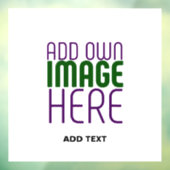 AUTOCOLLANT POUR FENÊTRE MODÈLE DE TEXTE D'IMAGE BLANCHE SIMPLE MODERNE (Feuille 3)