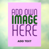 AUTOCOLLANT POUR FENÊTRE MODELE DE TEXTE D'IMAGE MAUVE SIMPLE ÉDITABLE MODE (Feuille 3)