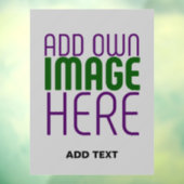 AUTOCOLLANT POUR FENÊTRE MODELE DE TEXTE D'IMAGE SIMPLE ÉDITABLE MODERNE EN (Feuille 3)