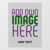 AUTOCOLLANT POUR FENÊTRE MODELE DE TEXTE D'IMAGE SIMPLE ÉDITABLE MODERNE EN (Feuille)