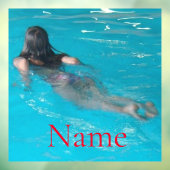 Autocollant Pour Fenêtre Modèle féminin natation Thunder_Cove (Feuille 3)