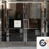 Autocollant Pour Fenêtre Modèle Sea World (Porte de bureau)