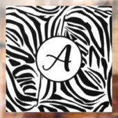 Autocollant Pour Fenêtre Modèle Zebra (Feuille 2)