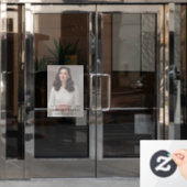 Autocollant Pour Fenêtre Modern Celebration of Life Large Photo Cling (Porte de bureau)